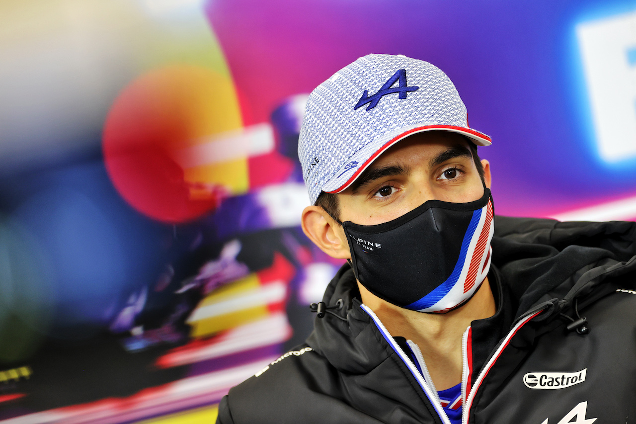 GP BELGIO, Esteban Ocon (FRA) Alpine F1 Team in the FIA Press Conference.
26.08.2021. Formula 1 World Championship, Rd 12, Belgian Grand Prix, Spa Francorchamps, Belgium, Preparation Day.
- www.xpbimages.com, EMail: requests@xpbimages.com © Copyright: Charniaux / XPB Images