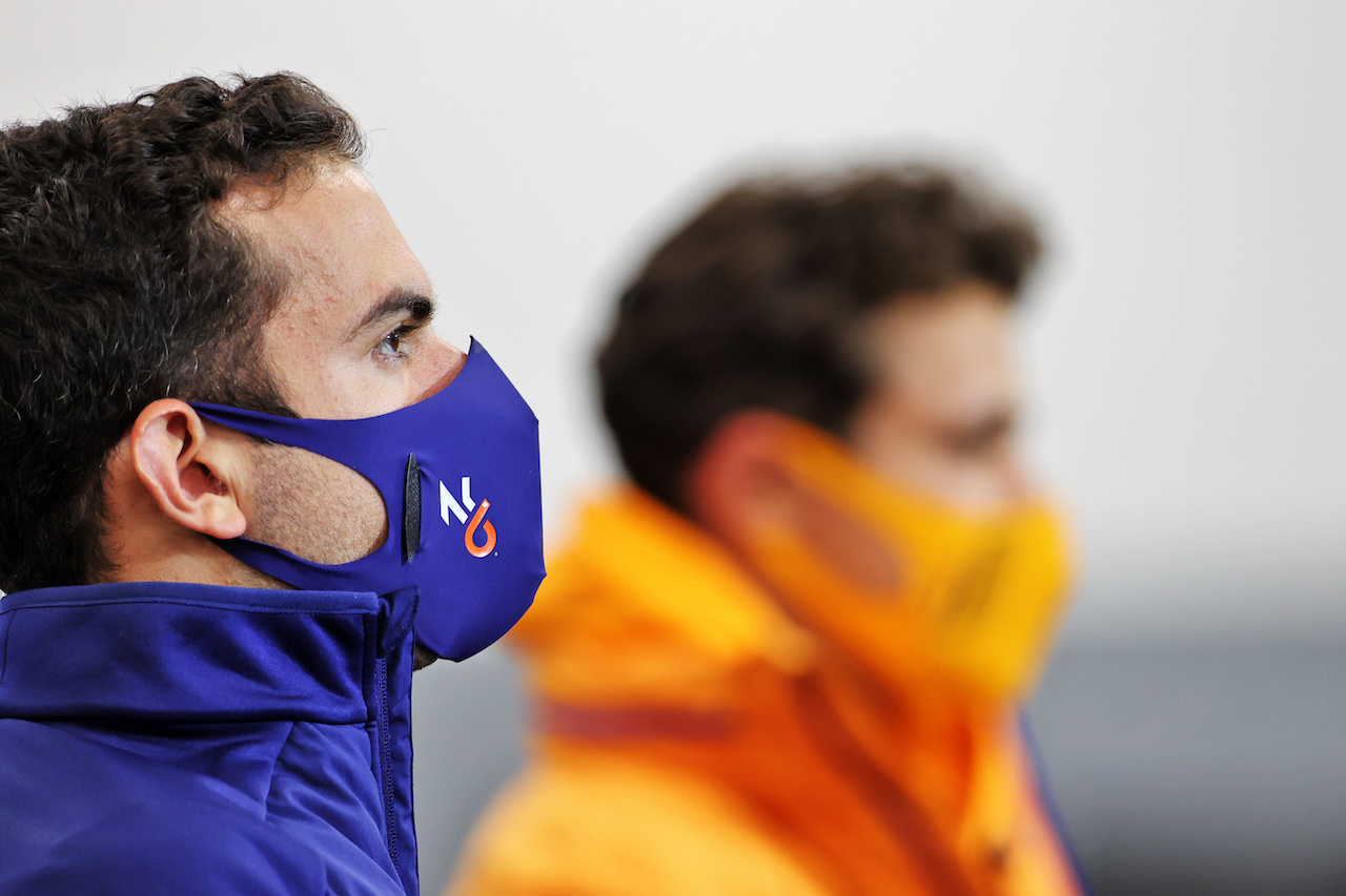 GP BELGIO, Nicholas Latifi (CDN) Williams Racing in the FIA Press Conference.
26.08.2021. Formula 1 World Championship, Rd 12, Belgian Grand Prix, Spa Francorchamps, Belgium, Preparation Day.
- www.xpbimages.com, EMail: requests@xpbimages.com © Copyright: Charniaux / XPB Images
