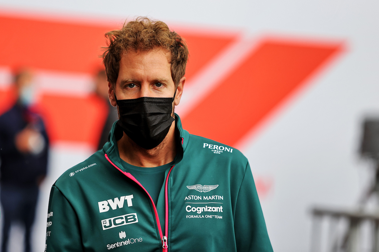 GP BELGIO, Sebastian Vettel (GER) Aston Martin F1 Team.
26.08.2021. Formula 1 World Championship, Rd 12, Belgian Grand Prix, Spa Francorchamps, Belgium, Preparation Day.
- www.xpbimages.com, EMail: requests@xpbimages.com © Copyright: Moy / XPB Images