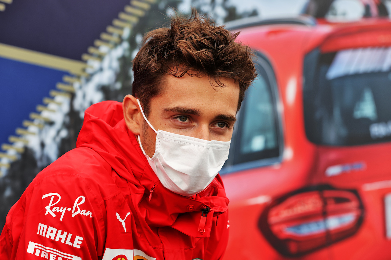 GP BELGIO, Charles Leclerc (MON) Ferrari.
26.08.2021. Formula 1 World Championship, Rd 12, Belgian Grand Prix, Spa Francorchamps, Belgium, Preparation Day.
- www.xpbimages.com, EMail: requests@xpbimages.com © Copyright: Moy / XPB Images