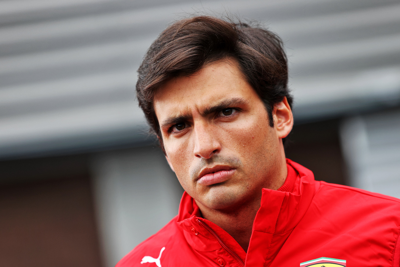 GP BELGIO, Carlos Sainz Jr (ESP) Ferrari.
26.08.2021. Formula 1 World Championship, Rd 12, Belgian Grand Prix, Spa Francorchamps, Belgium, Preparation Day.
- www.xpbimages.com, EMail: requests@xpbimages.com © Copyright: Moy / XPB Images