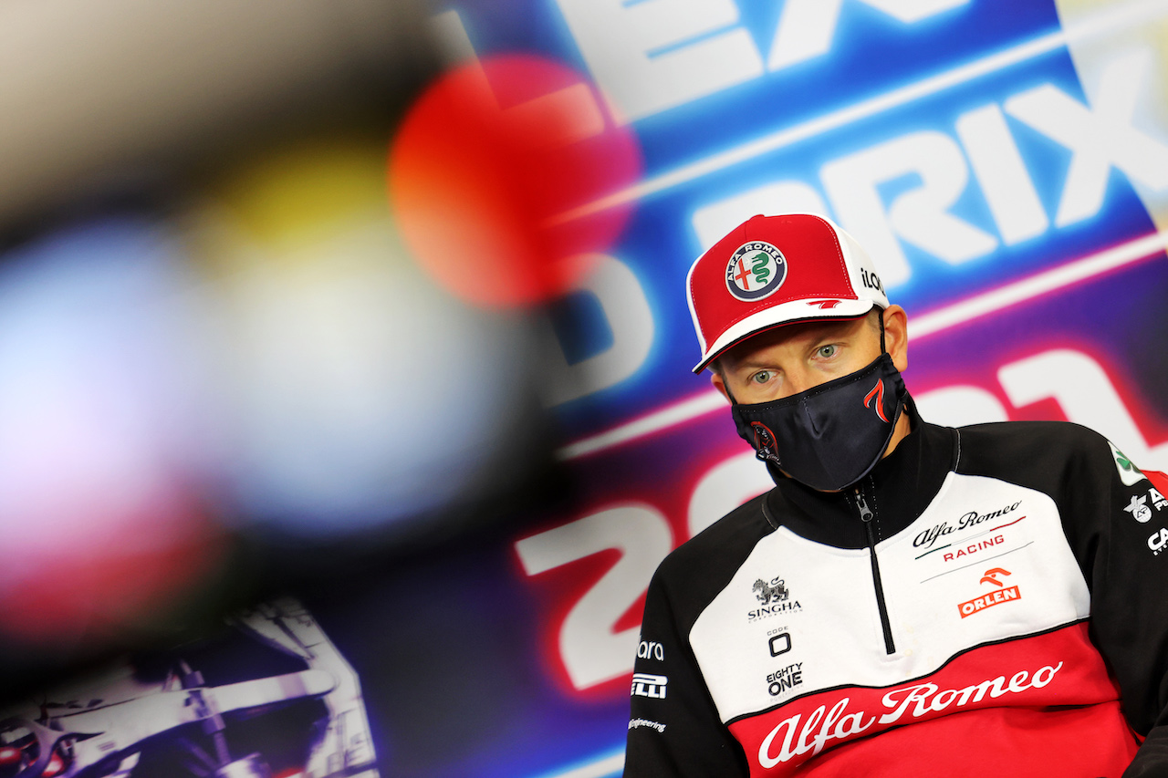 GP BELGIO, Kimi Raikkonen (FIN) Alfa Romeo Racing in the FIA Press Conference.
26.08.2021. Formula 1 World Championship, Rd 12, Belgian Grand Prix, Spa Francorchamps, Belgium, Preparation Day.
- www.xpbimages.com, EMail: requests@xpbimages.com © Copyright: Charniaux / XPB Images