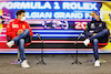 GP BELGIO, (L to R): Charles Leclerc (MON) Ferrari e Max Verstappen (NLD) Red Bull Racing in the FIA Press Conference.
26.08.2021. Formula 1 World Championship, Rd 12, Belgian Grand Prix, Spa Francorchamps, Belgium, Preparation Day.
- www.xpbimages.com, EMail: requests@xpbimages.com © Copyright: Charniaux / XPB Images