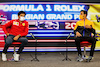 GP BELGIO, (L to R): Carlos Sainz Jr (ESP) Ferrari e Daniel Ricciardo (AUS) McLaren in the FIA Press Conference.
26.08.2021. Formula 1 World Championship, Rd 12, Belgian Grand Prix, Spa Francorchamps, Belgium, Preparation Day.
- www.xpbimages.com, EMail: requests@xpbimages.com © Copyright: Charniaux / XPB Images