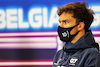 GP BELGIO, Pierre Gasly (FRA) AlphaTauri in the FIA Press Conference.
26.08.2021. Formula 1 World Championship, Rd 12, Belgian Grand Prix, Spa Francorchamps, Belgium, Preparation Day.
- www.xpbimages.com, EMail: requests@xpbimages.com © Copyright: Charniaux / XPB Images