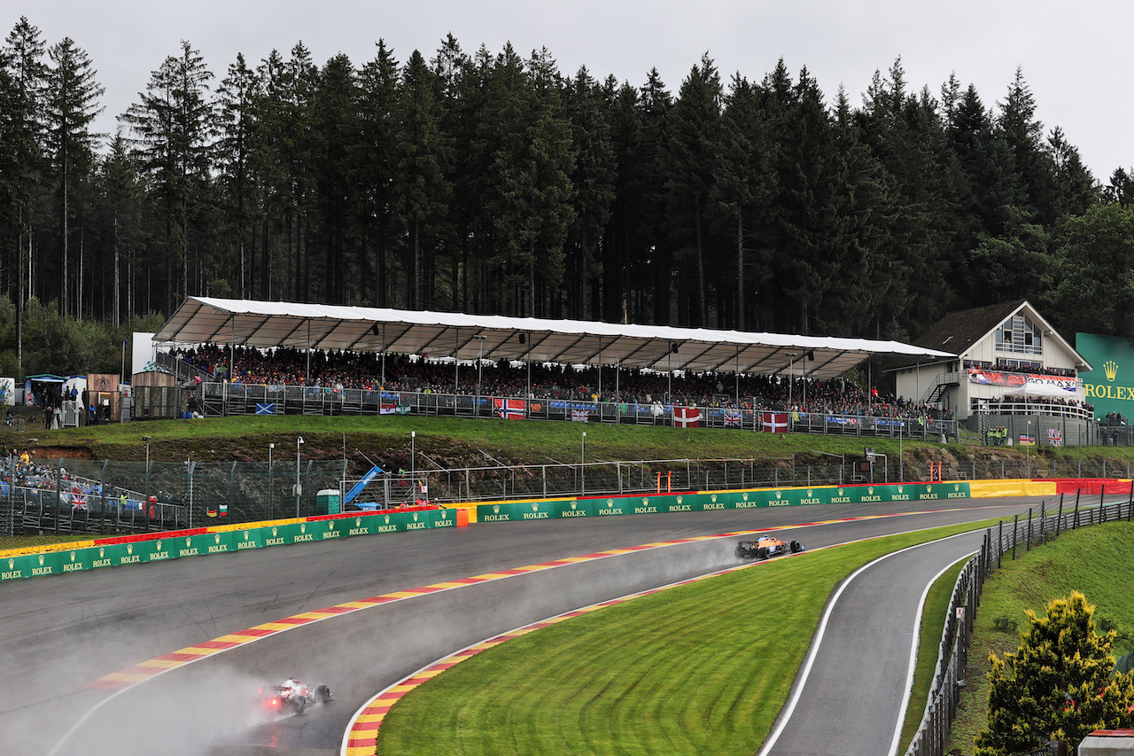 GP BELGIO, Lando Norris (GBR) McLaren MCL35M.
28.08.2021. Formula 1 World Championship, Rd 12, Belgian Grand Prix, Spa Francorchamps, Belgium, Qualifiche Day.
- www.xpbimages.com, EMail: requests@xpbimages.com © Copyright: Batchelor / XPB Images