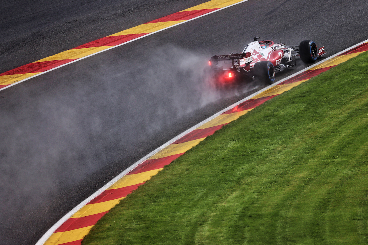 GP BELGIO, Kimi Raikkonen (FIN) Alfa Romeo Racing C41.
28.08.2021. Formula 1 World Championship, Rd 12, Belgian Grand Prix, Spa Francorchamps, Belgium, Qualifiche Day.
- www.xpbimages.com, EMail: requests@xpbimages.com © Copyright: Batchelor / XPB Images