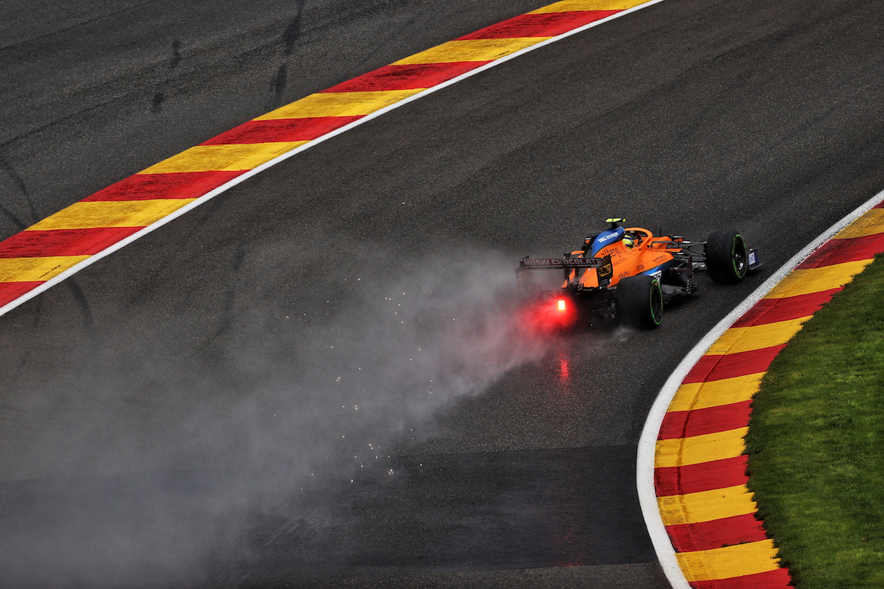 GP BELGIO, Lando Norris (GBR) McLaren MCL35M.
28.08.2021. Formula 1 World Championship, Rd 12, Belgian Grand Prix, Spa Francorchamps, Belgium, Qualifiche Day.
- www.xpbimages.com, EMail: requests@xpbimages.com © Copyright: Batchelor / XPB Images