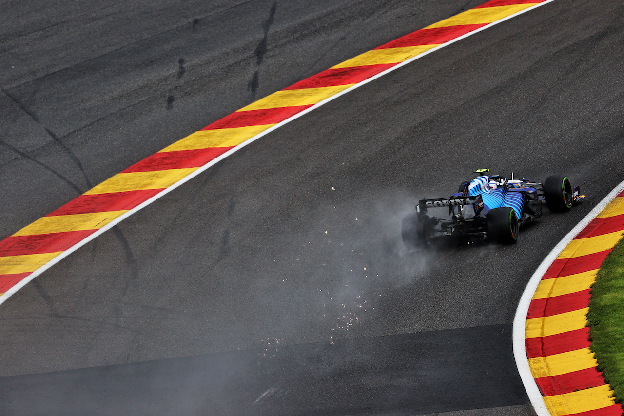 GP BELGIO, Nicholas Latifi (CDN) Williams Racing FW43B.
28.08.2021. Formula 1 World Championship, Rd 12, Belgian Grand Prix, Spa Francorchamps, Belgium, Qualifiche Day.
- www.xpbimages.com, EMail: requests@xpbimages.com © Copyright: Batchelor / XPB Images