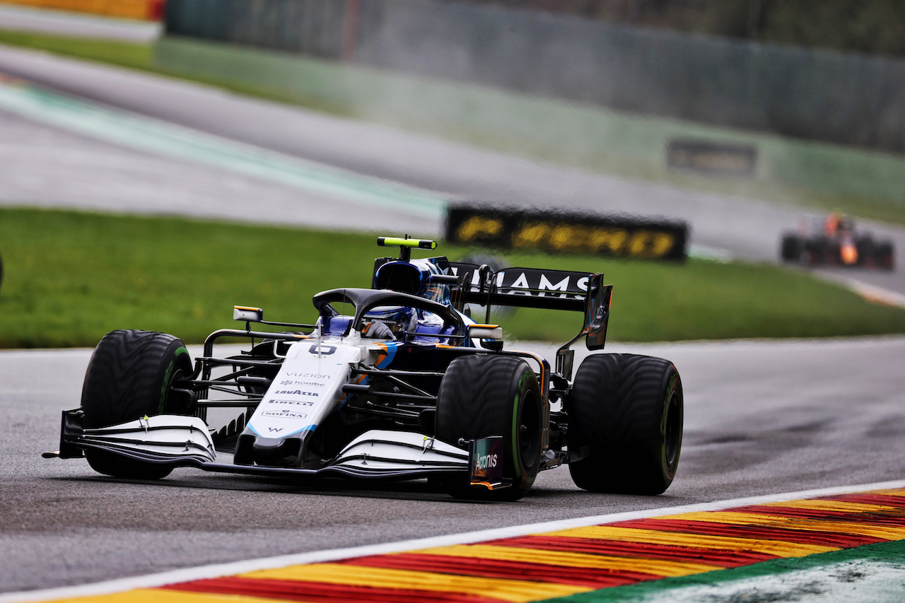 GP BELGIO, Nicholas Latifi (CDN) Williams Racing FW43B.
28.08.2021. Formula 1 World Championship, Rd 12, Belgian Grand Prix, Spa Francorchamps, Belgium, Qualifiche Day.
- www.xpbimages.com, EMail: requests@xpbimages.com © Copyright: Batchelor / XPB Images