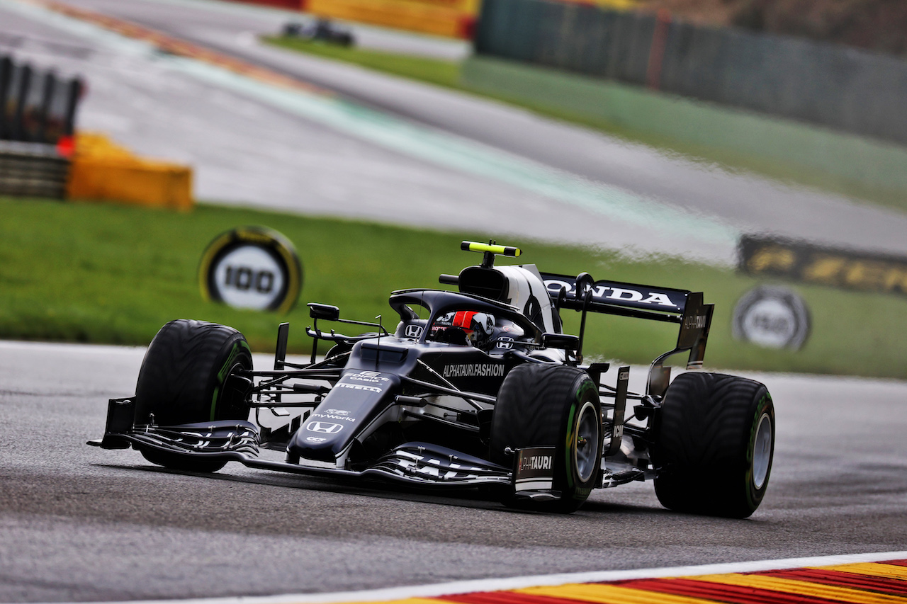 GP BELGIO, Pierre Gasly (FRA) AlphaTauri AT02.
28.08.2021. Formula 1 World Championship, Rd 12, Belgian Grand Prix, Spa Francorchamps, Belgium, Qualifiche Day.
- www.xpbimages.com, EMail: requests@xpbimages.com © Copyright: Batchelor / XPB Images