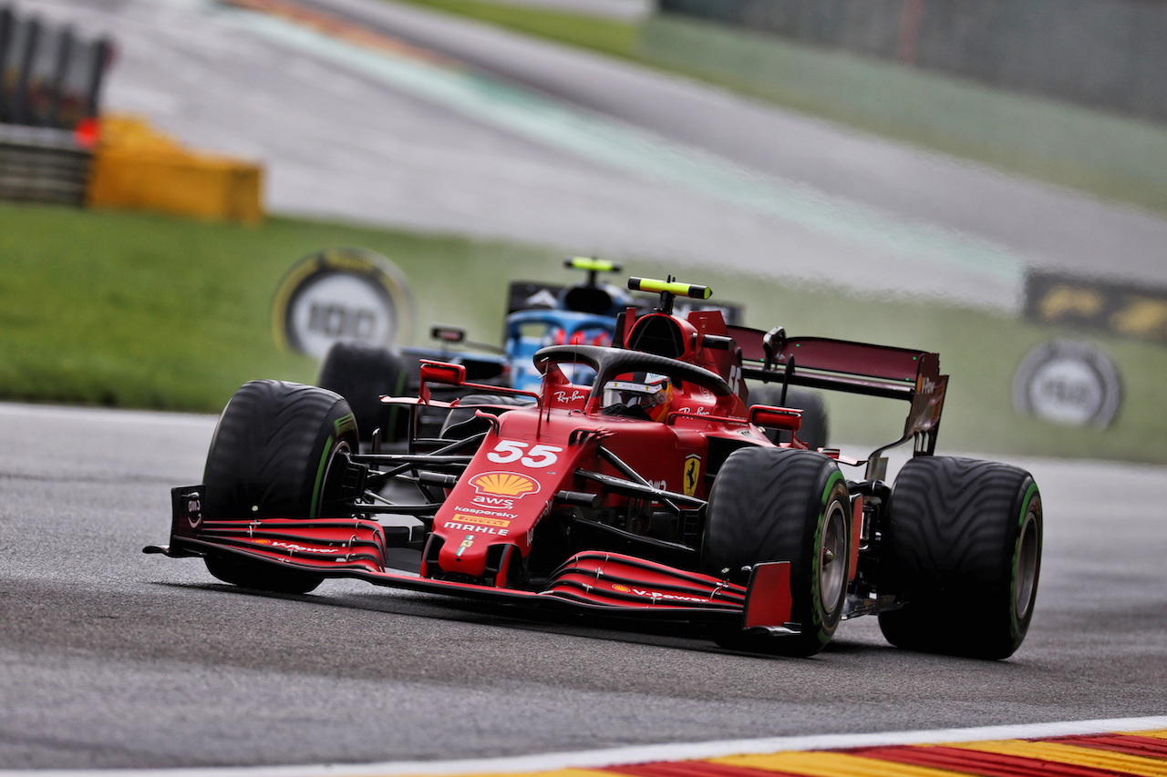 GP BELGIO, Carlos Sainz Jr (ESP) Ferrari SF-21.
28.08.2021. Formula 1 World Championship, Rd 12, Belgian Grand Prix, Spa Francorchamps, Belgium, Qualifiche Day.
- www.xpbimages.com, EMail: requests@xpbimages.com © Copyright: Batchelor / XPB Images