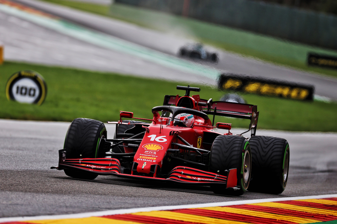 GP BELGIO, Charles Leclerc (MON) Ferrari SF-21.
28.08.2021. Formula 1 World Championship, Rd 12, Belgian Grand Prix, Spa Francorchamps, Belgium, Qualifiche Day.
- www.xpbimages.com, EMail: requests@xpbimages.com © Copyright: Batchelor / XPB Images