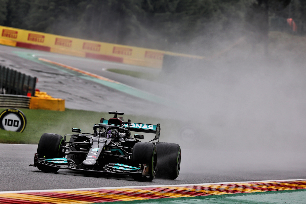 GP BELGIO, Lewis Hamilton (GBR) Mercedes AMG F1 W12.
28.08.2021. Formula 1 World Championship, Rd 12, Belgian Grand Prix, Spa Francorchamps, Belgium, Qualifiche Day.
- www.xpbimages.com, EMail: requests@xpbimages.com © Copyright: Batchelor / XPB Images