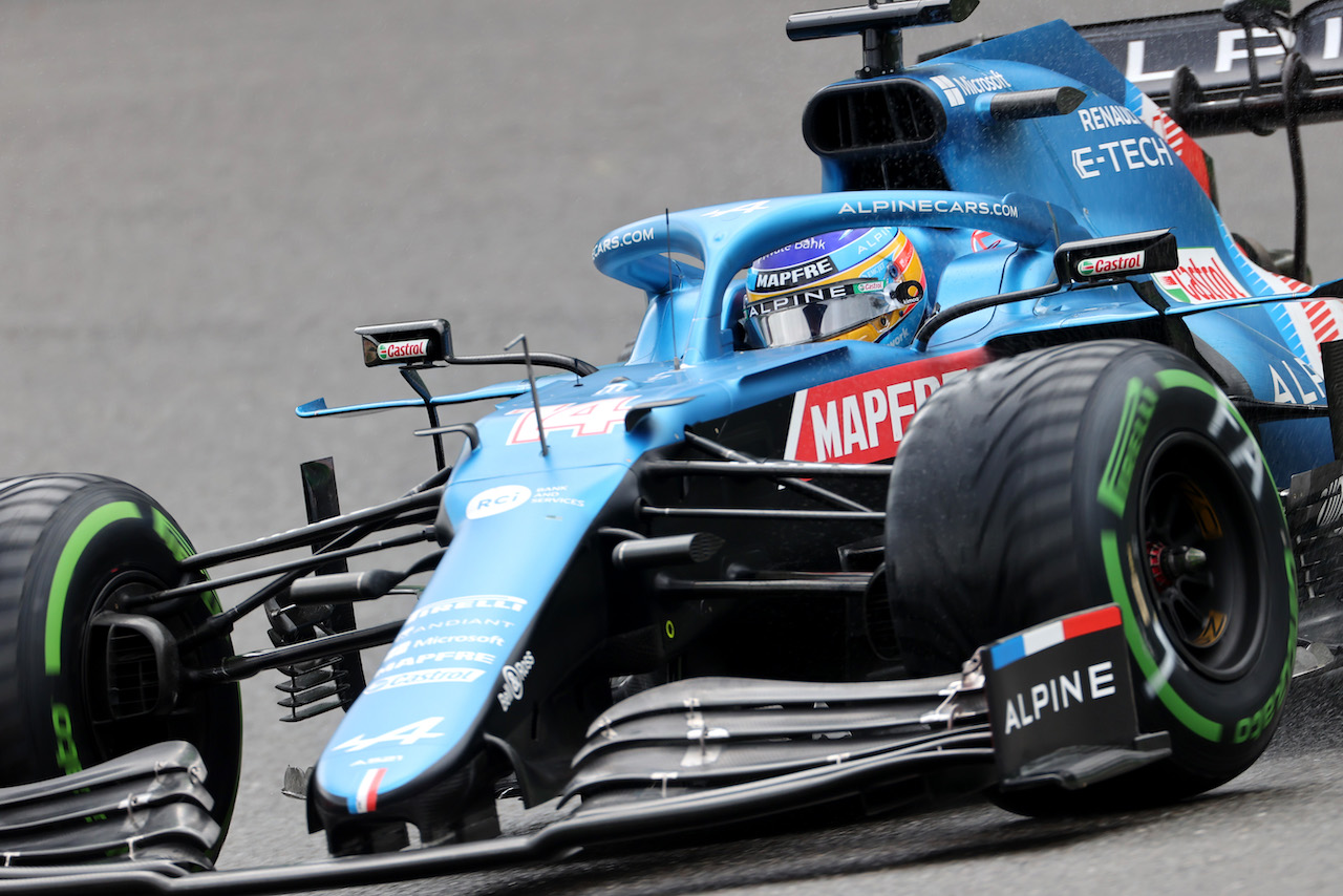 GP BELGIO, Fernando Alonso (ESP), Alpine F1 Team 
28.08.2021. Formula 1 World Championship, Rd 12, Belgian Grand Prix, Spa Francorchamps, Belgium, Qualifiche Day.
- www.xpbimages.com, EMail: requests@xpbimages.com © Copyright: Charniaux / XPB Images