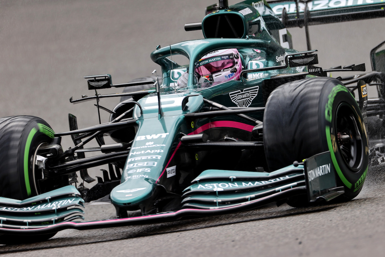 GP BELGIO, Sebastian Vettel (GER), Aston Martin F1 Team 
28.08.2021. Formula 1 World Championship, Rd 12, Belgian Grand Prix, Spa Francorchamps, Belgium, Qualifiche Day.
- www.xpbimages.com, EMail: requests@xpbimages.com © Copyright: Charniaux / XPB Images