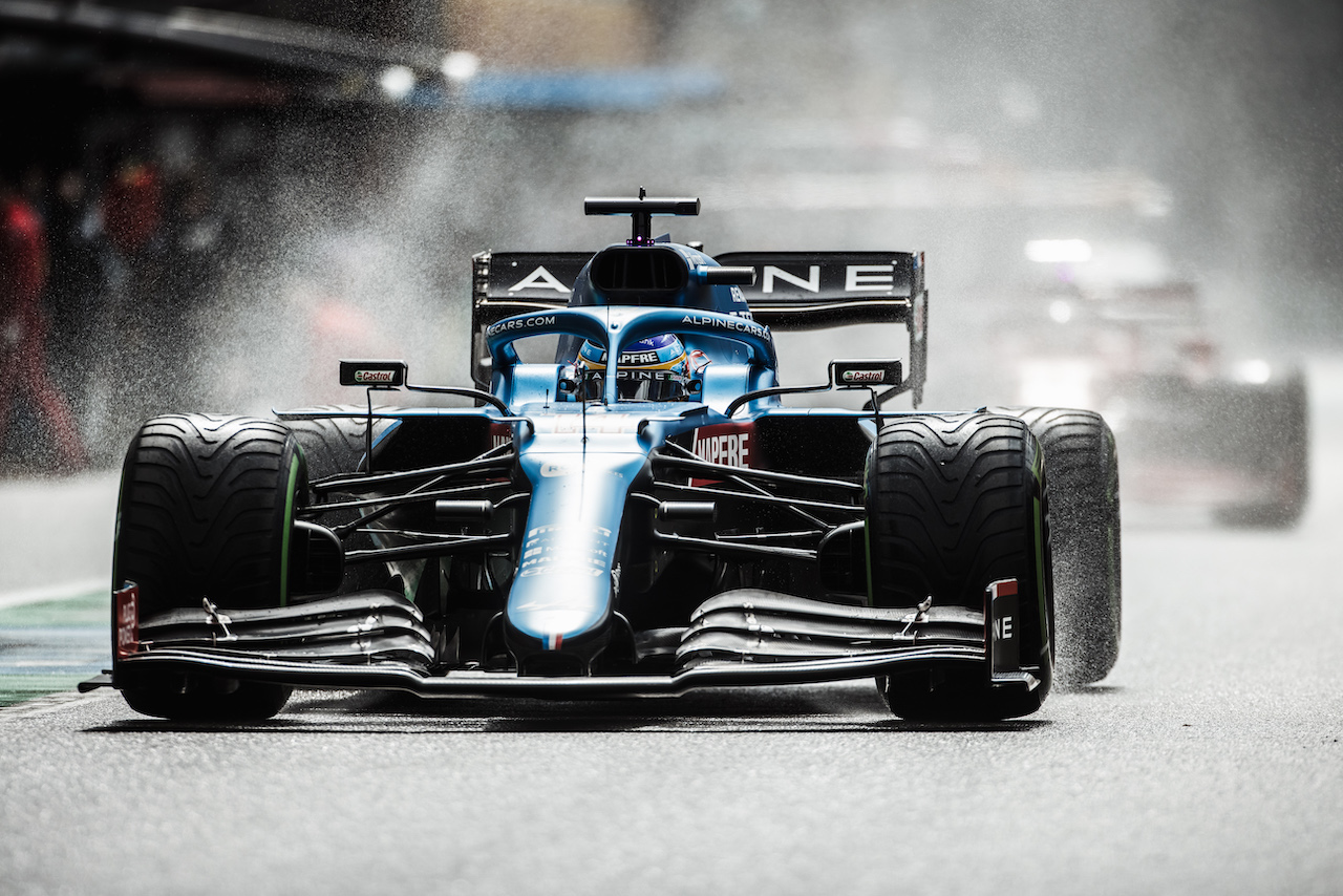 GP BELGIO, Fernando Alonso (ESP) Alpine F1 Team A521.
28.08.2021. Formula 1 World Championship, Rd 12, Belgian Grand Prix, Spa Francorchamps, Belgium, Qualifiche Day.
- www.xpbimages.com, EMail: requests@xpbimages.com © Copyright: Bearne / XPB Images
