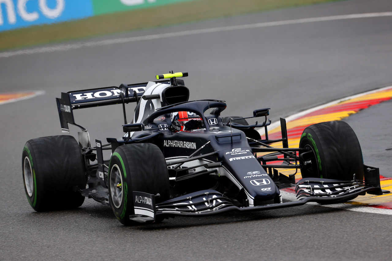 GP BELGIO, Pierre Gasly (FRA) AlphaTauri AT02.
28.08.2021. Formula 1 World Championship, Rd 12, Belgian Grand Prix, Spa Francorchamps, Belgium, Qualifiche Day.
- www.xpbimages.com, EMail: requests@xpbimages.com © Copyright: Batchelor / XPB Images