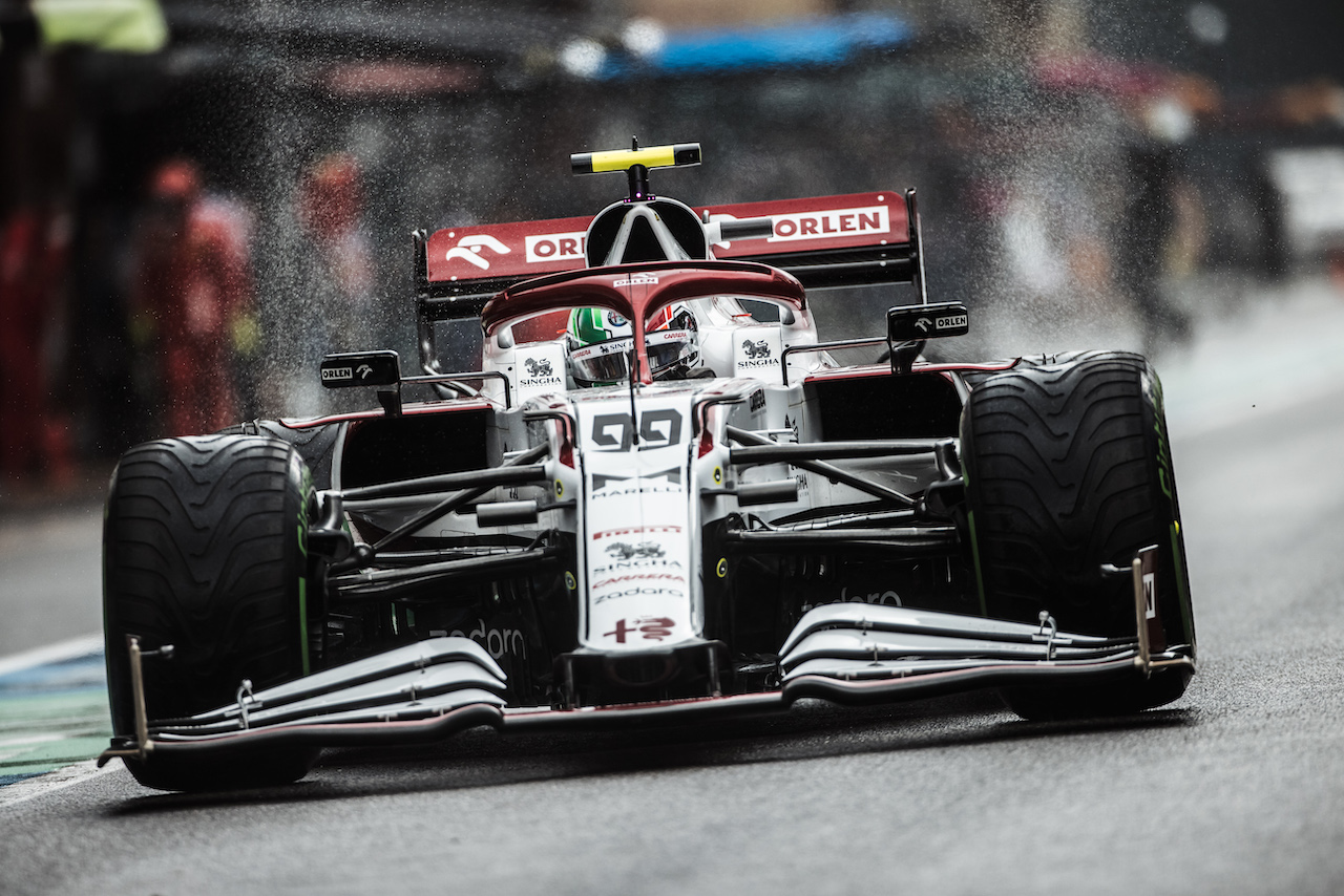 GP BELGIO, Antonio Giovinazzi (ITA) Alfa Romeo Racing C41.
28.08.2021. Formula 1 World Championship, Rd 12, Belgian Grand Prix, Spa Francorchamps, Belgium, Qualifiche Day.
- www.xpbimages.com, EMail: requests@xpbimages.com © Copyright: Bearne / XPB Images