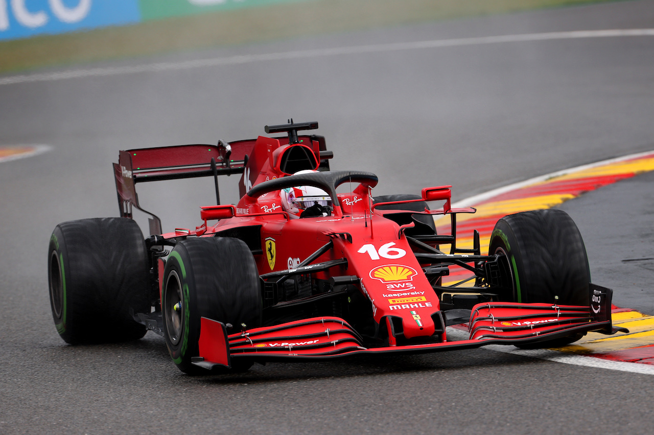 GP BELGIO, Charles Leclerc (MON) Ferrari SF-21.
28.08.2021. Formula 1 World Championship, Rd 12, Belgian Grand Prix, Spa Francorchamps, Belgium, Qualifiche Day.
- www.xpbimages.com, EMail: requests@xpbimages.com © Copyright: Batchelor / XPB Images