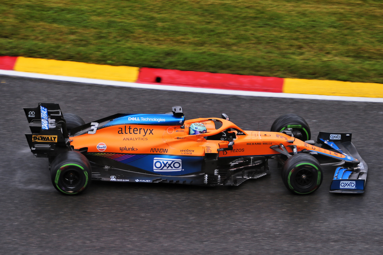 GP BELGIO, Daniel Ricciardo (AUS) McLaren MCL35M.
28.08.2021. Formula 1 World Championship, Rd 12, Belgian Grand Prix, Spa Francorchamps, Belgium, Qualifiche Day.
- www.xpbimages.com, EMail: requests@xpbimages.com © Copyright: XPB Images