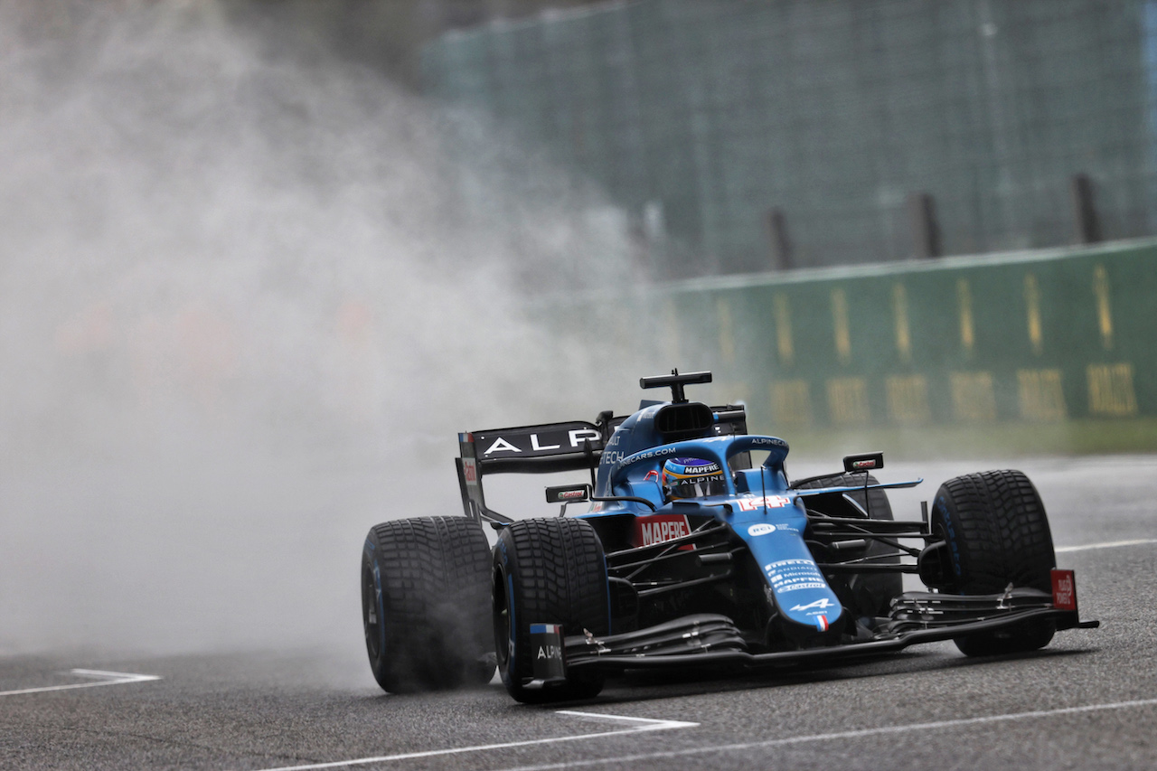 GP BELGIO, Fernando Alonso (ESP) Alpine F1 Team A521.
28.08.2021. Formula 1 World Championship, Rd 12, Belgian Grand Prix, Spa Francorchamps, Belgium, Qualifiche Day.
- www.xpbimages.com, EMail: requests@xpbimages.com © Copyright: Moy / XPB Images