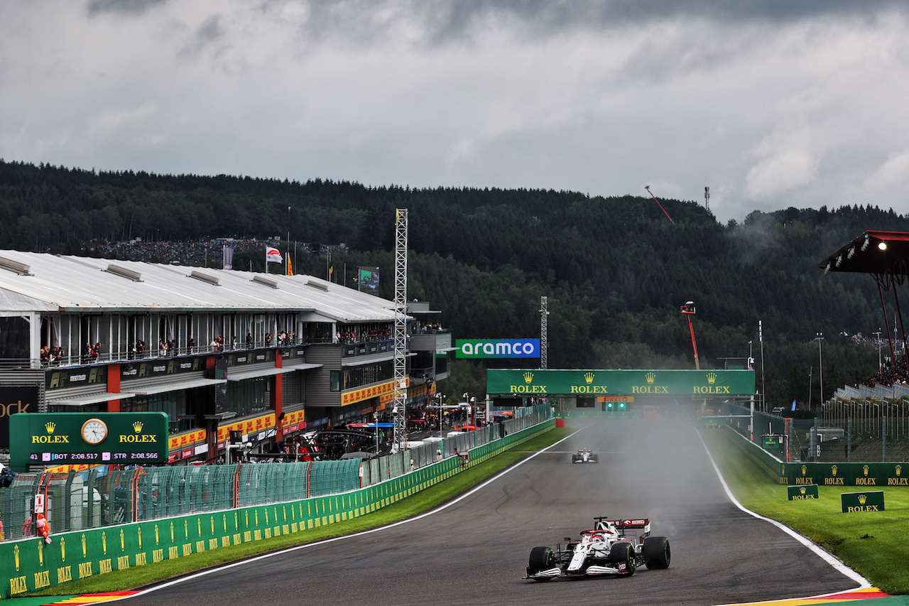 GP BELGIO, Kimi Raikkonen (FIN) Alfa Romeo Racing C41.
28.08.2021. Formula 1 World Championship, Rd 12, Belgian Grand Prix, Spa Francorchamps, Belgium, Qualifiche Day.
- www.xpbimages.com, EMail: requests@xpbimages.com © Copyright: Charniaux / XPB Images