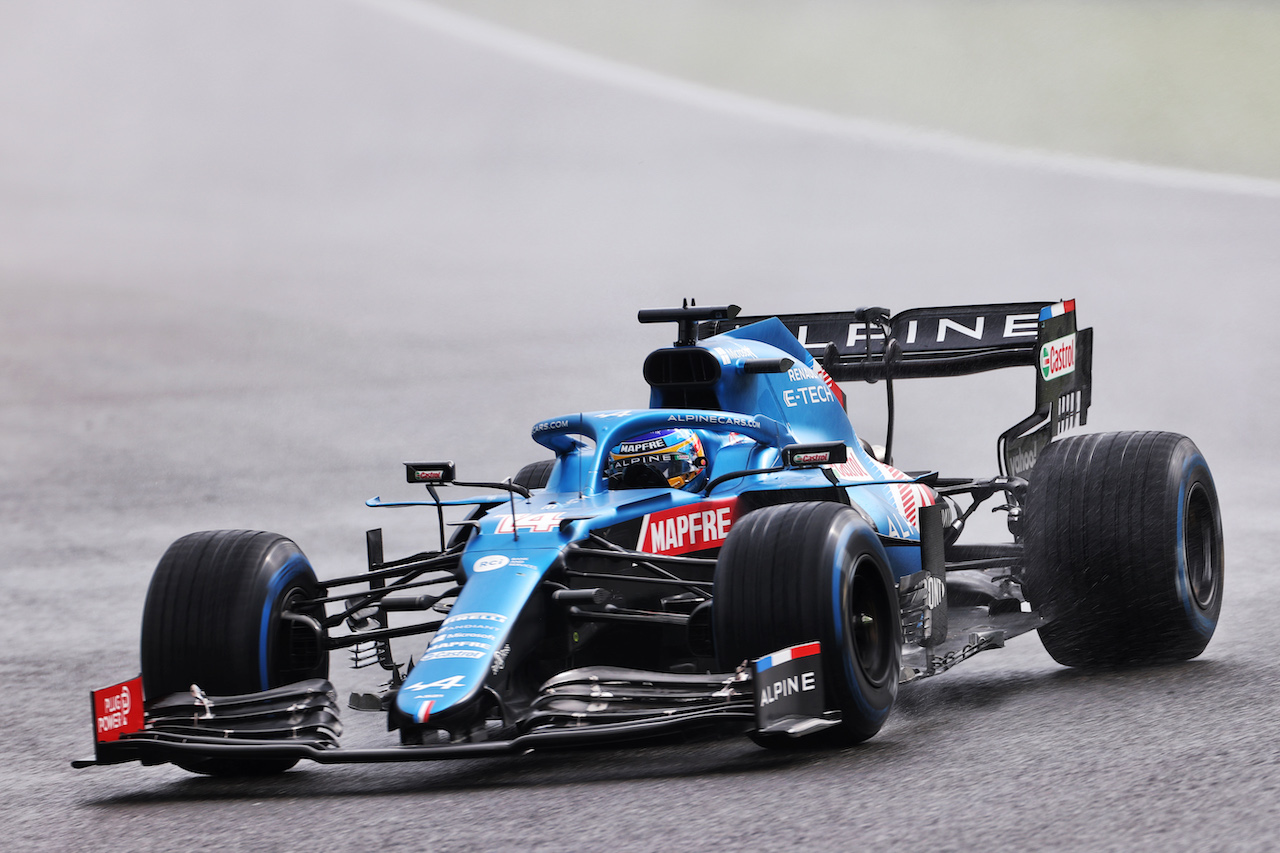GP BELGIO, Fernando Alonso (ESP) Alpine F1 Team A521.
28.08.2021. Formula 1 World Championship, Rd 12, Belgian Grand Prix, Spa Francorchamps, Belgium, Qualifiche Day.
- www.xpbimages.com, EMail: requests@xpbimages.com © Copyright: Charniaux / XPB Images