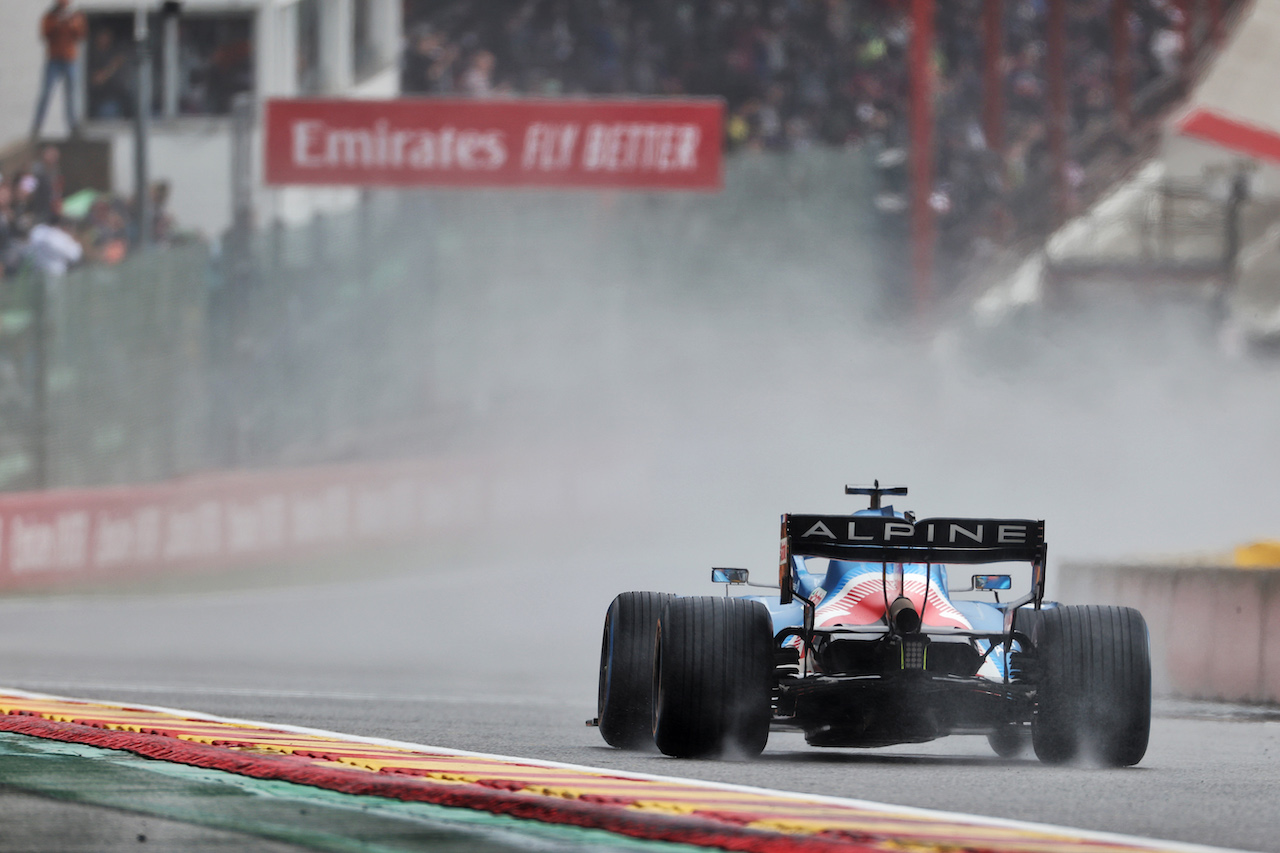 GP BELGIO, Fernando Alonso (ESP) Alpine F1 Team A521.
28.08.2021. Formula 1 World Championship, Rd 12, Belgian Grand Prix, Spa Francorchamps, Belgium, Qualifiche Day.
- www.xpbimages.com, EMail: requests@xpbimages.com © Copyright: Charniaux / XPB Images