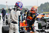 GP BELGIO, (L to R): George Russell (GBR) Williams Racing celebrates his second position in qualifying parc ferme with pole sitter Max Verstappen (NLD) Red Bull Racing RB16B.
28.08.2021. Formula 1 World Championship, Rd 12, Belgian Grand Prix, Spa Francorchamps, Belgium, Qualifiche Day.
- www.xpbimages.com, EMail: requests@xpbimages.com © Copyright: FIA Pool Image for Editorial Use Only