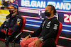 GP BELGIO, Lewis Hamilton (GBR) Mercedes AMG F1 e Max Verstappen (NLD) Red Bull Racing in the post qualifying FIA Press Conference.
28.08.2021. Formula 1 World Championship, Rd 12, Belgian Grand Prix, Spa Francorchamps, Belgium, Qualifiche Day.
- www.xpbimages.com, EMail: requests@xpbimages.com © Copyright: FIA Pool Image for Editorial Use Only