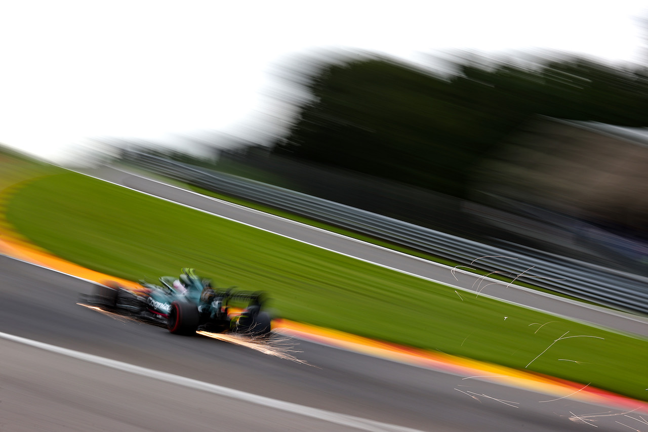 GP BELGIO, Sebastian Vettel (GER), Aston Martin F1 Team 
27.08.2021. Formula 1 World Championship, Rd 12, Belgian Grand Prix, Spa Francorchamps, Belgium, Practice Day.
- www.xpbimages.com, EMail: requests@xpbimages.com © Copyright: Charniaux / XPB Images