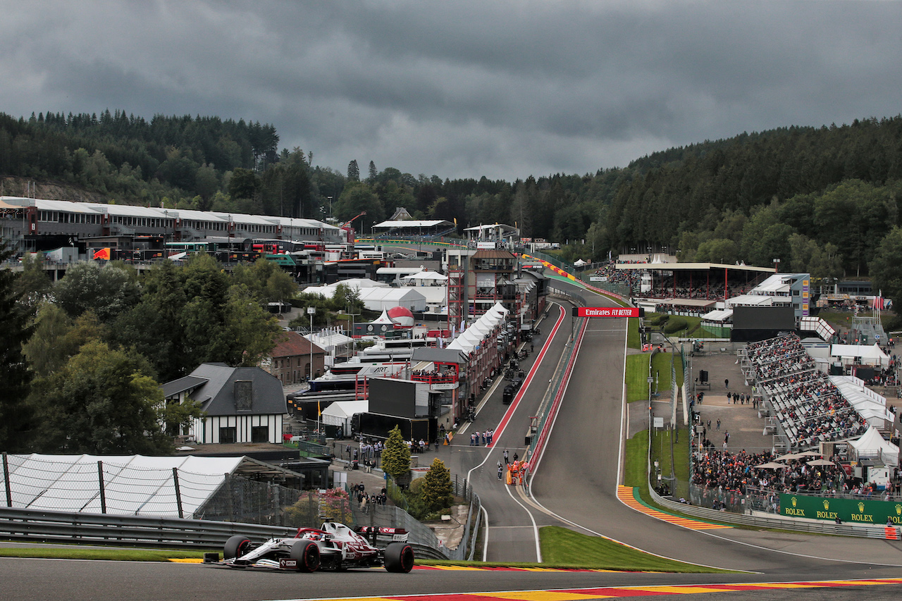 GP BELGIO, Kimi Raikkonen (FIN) Alfa Romeo Racing C41.
27.08.2021. Formula 1 World Championship, Rd 12, Belgian Grand Prix, Spa Francorchamps, Belgium, Practice Day.
- www.xpbimages.com, EMail: requests@xpbimages.com © Copyright: XPB Images