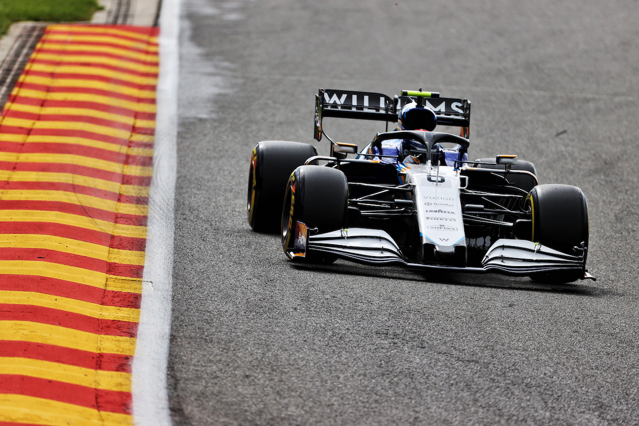 GP BELGIO, Nicholas Latifi (CDN) Williams Racing FW43B.
27.08.2021. Formula 1 World Championship, Rd 12, Belgian Grand Prix, Spa Francorchamps, Belgium, Practice Day.
- www.xpbimages.com, EMail: requests@xpbimages.com © Copyright: Batchelor / XPB Images
