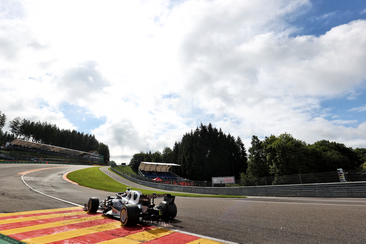 GP BELGIO, Pierre Gasly (FRA) AlphaTauri AT02.
27.08.2021. Formula 1 World Championship, Rd 12, Belgian Grand Prix, Spa Francorchamps, Belgium, Practice Day.
- www.xpbimages.com, EMail: requests@xpbimages.com © Copyright: Charniaux / XPB Images