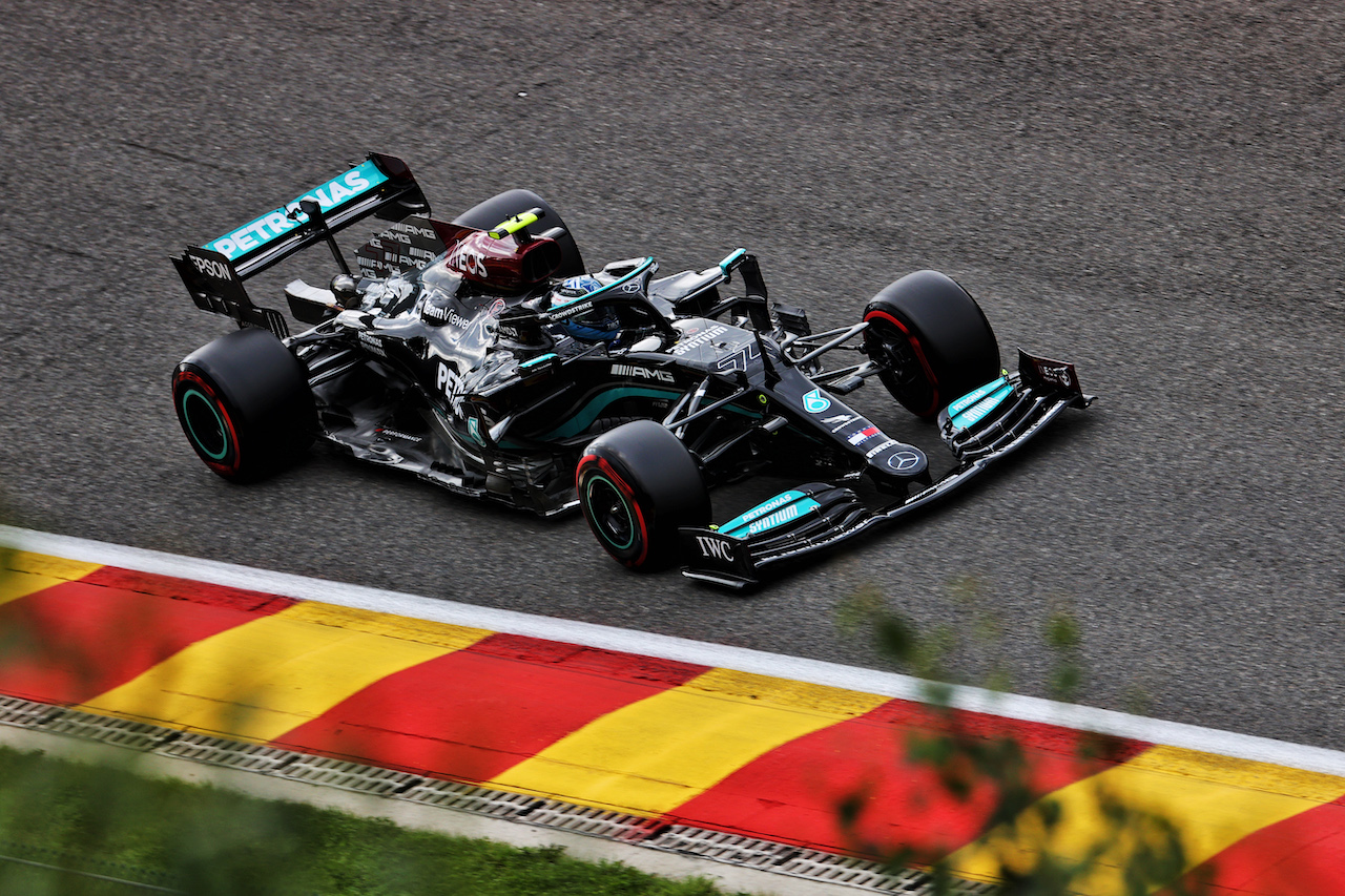GP BELGIO, Valtteri Bottas (FIN) Mercedes AMG F1 W12.
27.08.2021. Formula 1 World Championship, Rd 12, Belgian Grand Prix, Spa Francorchamps, Belgium, Practice Day.
- www.xpbimages.com, EMail: requests@xpbimages.com © Copyright: Batchelor / XPB Images