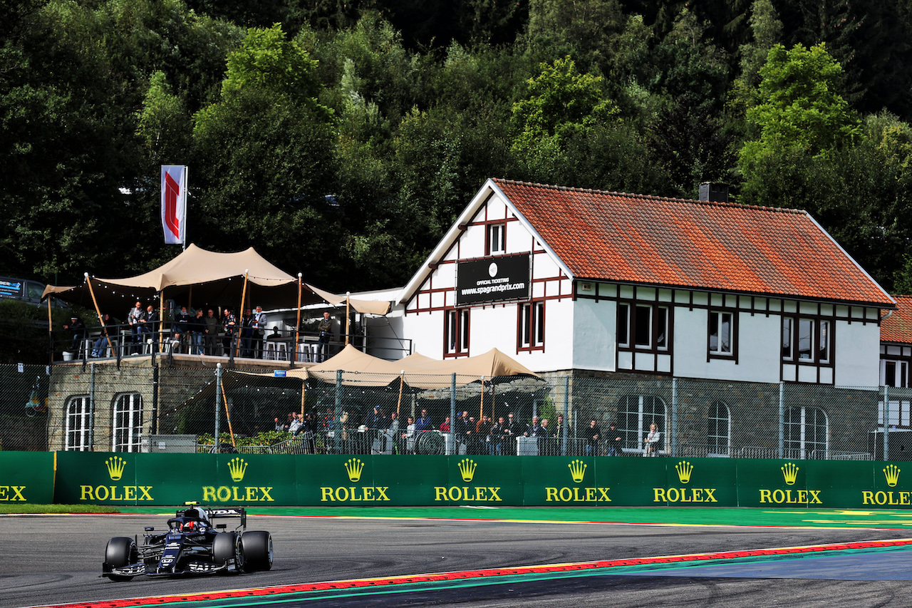 GP BELGIO, Pierre Gasly (FRA) AlphaTauri AT02.
27.08.2021. Formula 1 World Championship, Rd 12, Belgian Grand Prix, Spa Francorchamps, Belgium, Practice Day.
- www.xpbimages.com, EMail: requests@xpbimages.com © Copyright: Batchelor / XPB Images