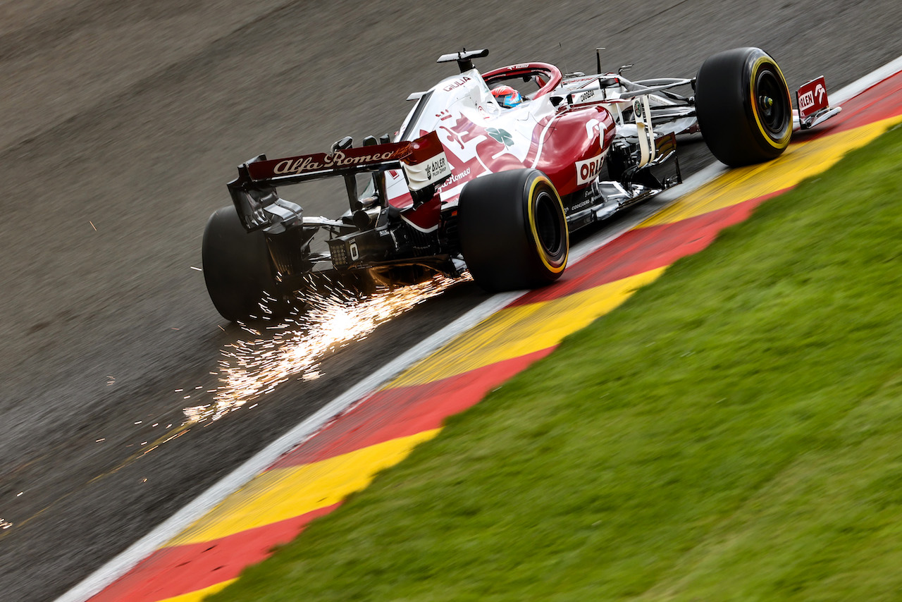 GP BELGIO, Kimi Raikkonen (FIN), Alfa Romeo Racing 
27.08.2021. Formula 1 World Championship, Rd 12, Belgian Grand Prix, Spa Francorchamps, Belgium, Practice Day.
- www.xpbimages.com, EMail: requests@xpbimages.com ¬© Copyright: Charniaux / XPB Images
