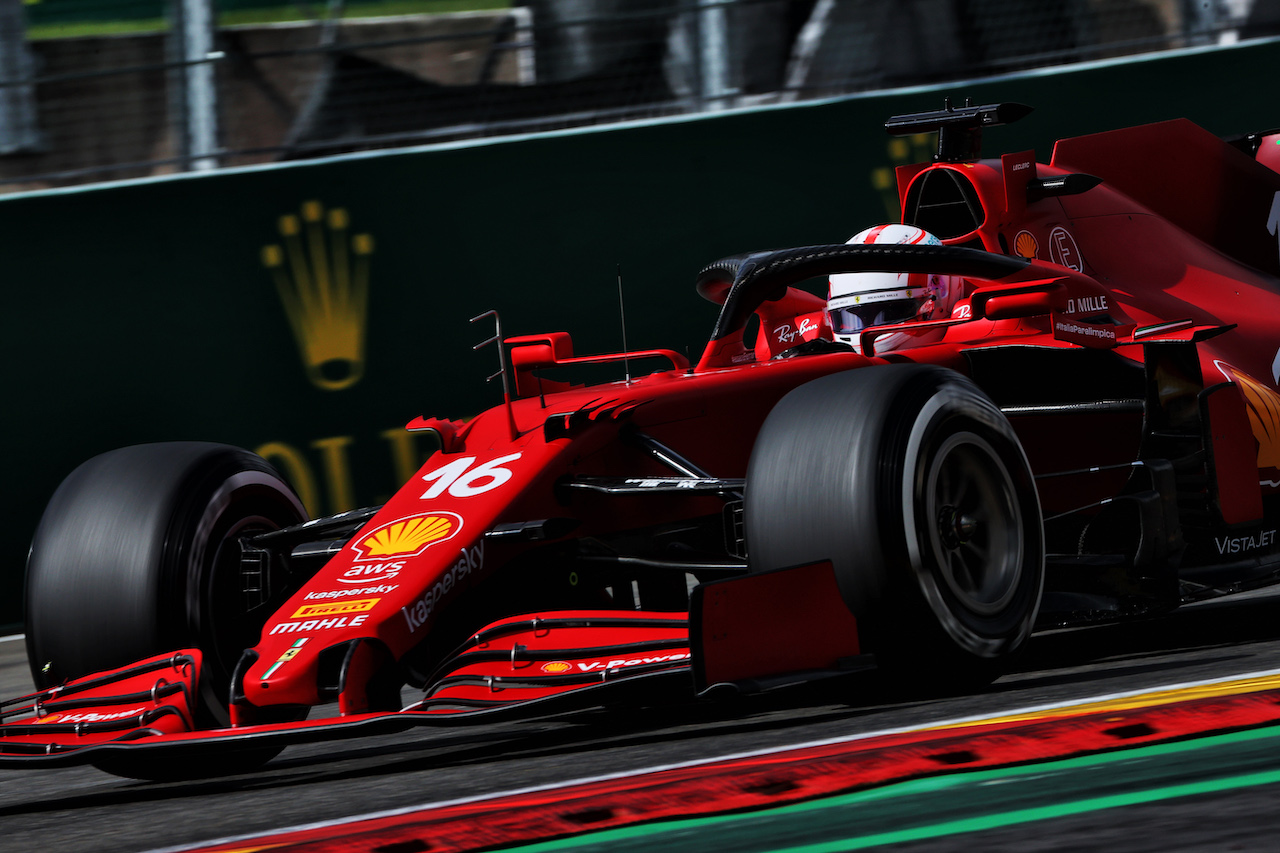 GP BELGIO, Charles Leclerc (MON) Ferrari SF-21.
27.08.2021. Formula 1 World Championship, Rd 12, Belgian Grand Prix, Spa Francorchamps, Belgium, Practice Day.
- www.xpbimages.com, EMail: requests@xpbimages.com © Copyright: Batchelor / XPB Images