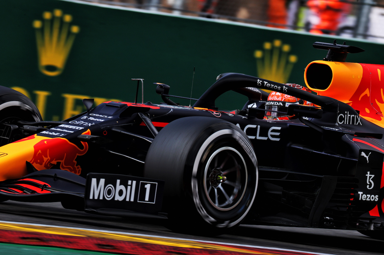 GP BELGIO, Max Verstappen (NLD) Red Bull Racing RB16B.
27.08.2021. Formula 1 World Championship, Rd 12, Belgian Grand Prix, Spa Francorchamps, Belgium, Practice Day.
- www.xpbimages.com, EMail: requests@xpbimages.com © Copyright: Batchelor / XPB Images