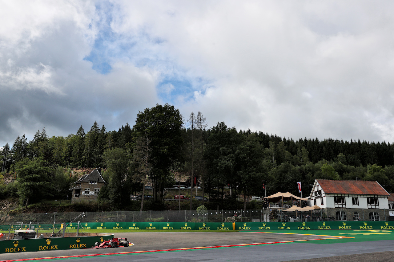 GP BELGIO, Charles Leclerc (MON) Ferrari SF-21.
27.08.2021. Formula 1 World Championship, Rd 12, Belgian Grand Prix, Spa Francorchamps, Belgium, Practice Day.
- www.xpbimages.com, EMail: requests@xpbimages.com © Copyright: Batchelor / XPB Images