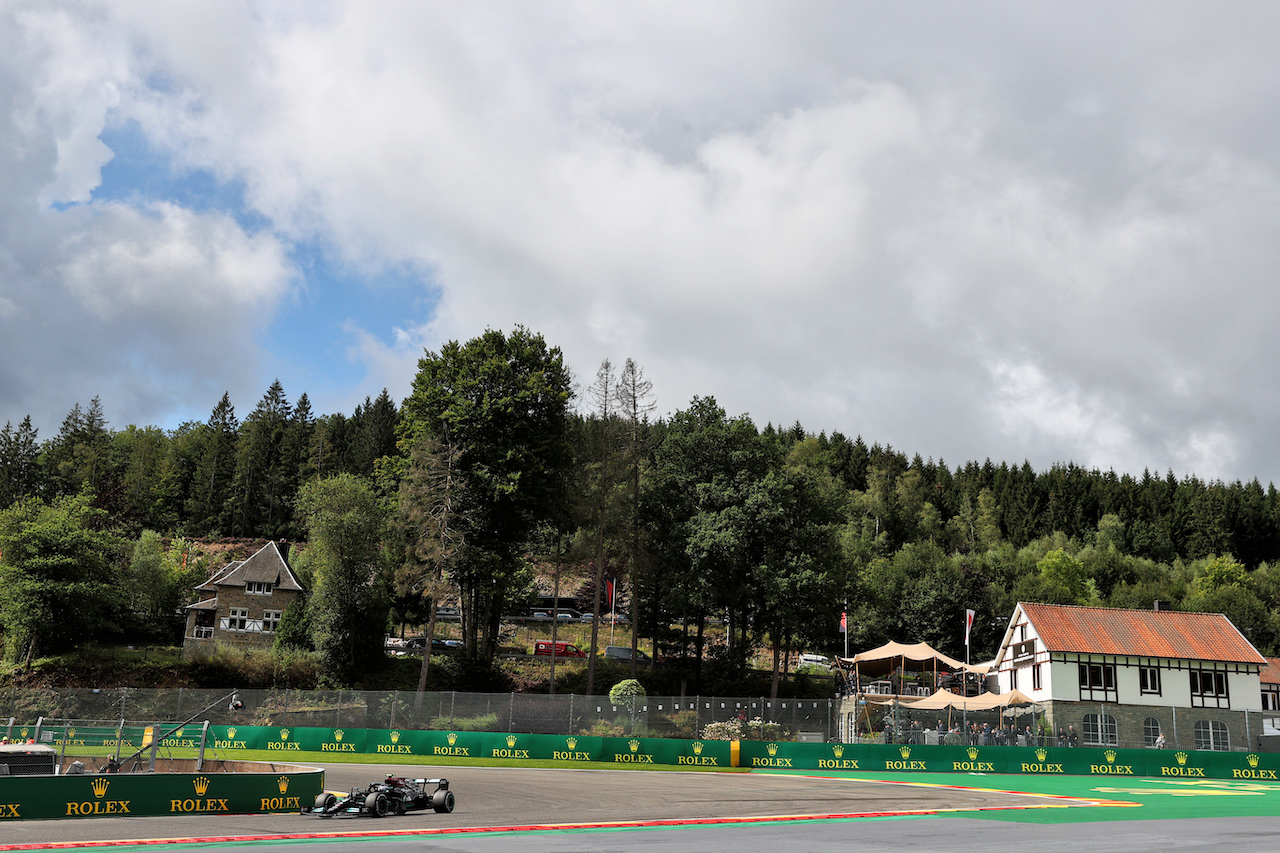 GP BELGIO, Valtteri Bottas (FIN) Mercedes AMG F1 W12.
27.08.2021. Formula 1 World Championship, Rd 12, Belgian Grand Prix, Spa Francorchamps, Belgium, Practice Day.
- www.xpbimages.com, EMail: requests@xpbimages.com © Copyright: Batchelor / XPB Images