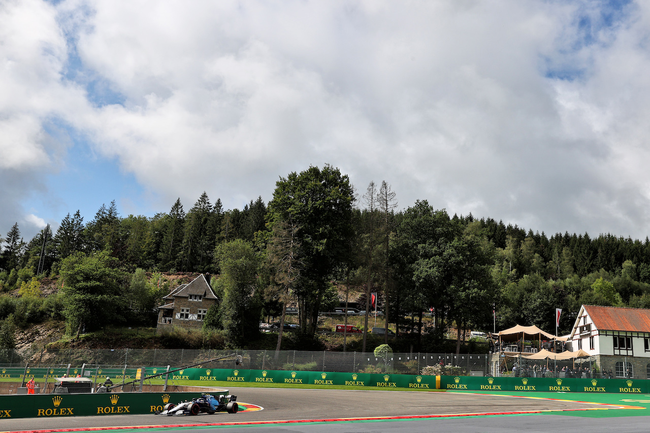 GP BELGIO, Nicholas Latifi (CDN) Williams Racing FW43B.
27.08.2021. Formula 1 World Championship, Rd 12, Belgian Grand Prix, Spa Francorchamps, Belgium, Practice Day.
- www.xpbimages.com, EMail: requests@xpbimages.com © Copyright: Batchelor / XPB Images