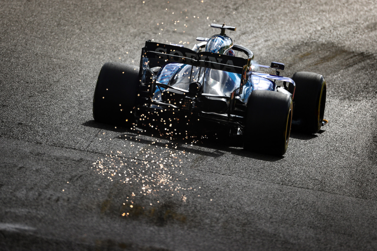 GP BELGIO, George Russell (GBR), Williams Racing 
27.08.2021. Formula 1 World Championship, Rd 12, Belgian Grand Prix, Spa Francorchamps, Belgium, Practice Day.
- www.xpbimages.com, EMail: requests@xpbimages.com ¬© Copyright: Charniaux / XPB Images