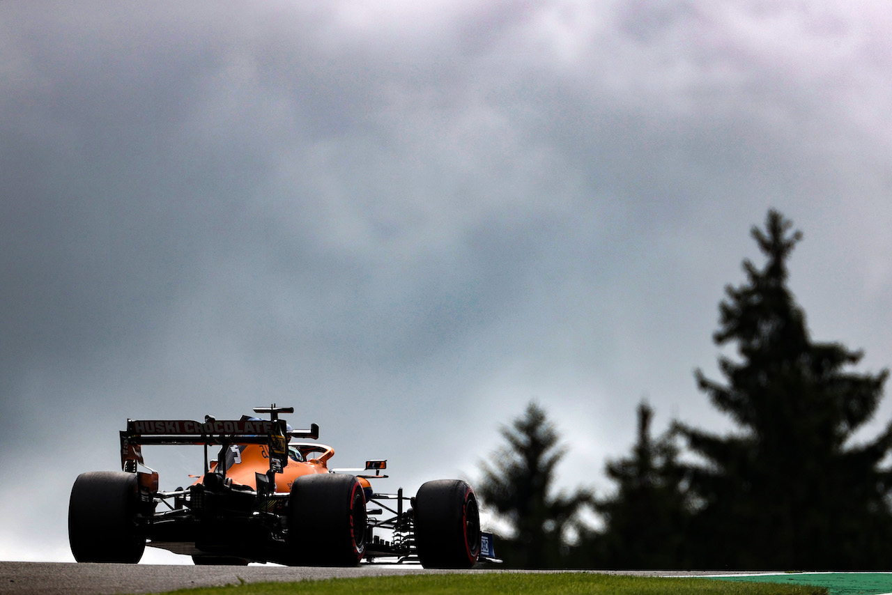 GP BELGIO, Lando Norris (GBR), McLaren F1 Team 
27.08.2021. Formula 1 World Championship, Rd 12, Belgian Grand Prix, Spa Francorchamps, Belgium, Practice Day.
- www.xpbimages.com, EMail: requests@xpbimages.com ¬© Copyright: Charniaux / XPB Images