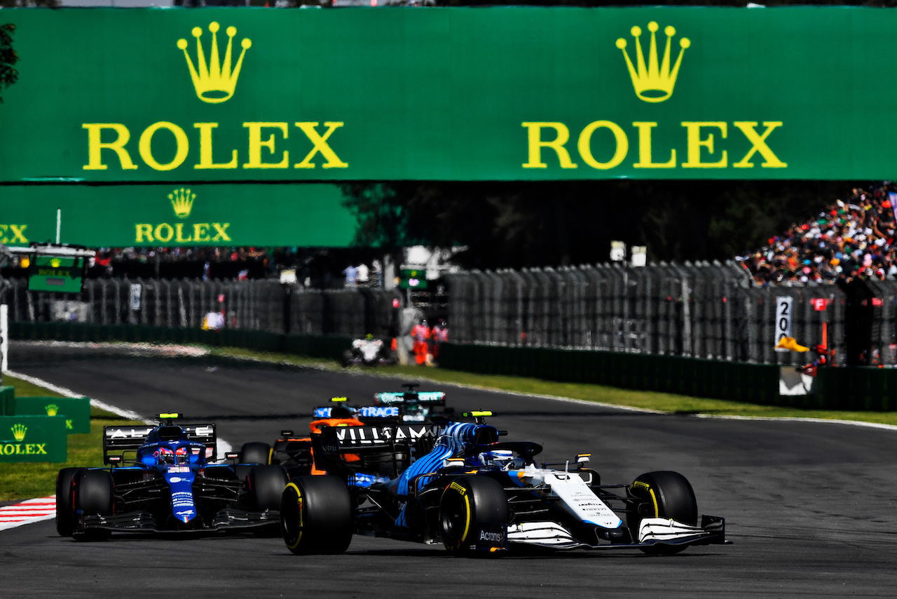 GP CITTA DEL MESSICO, Nicholas Latifi (CDN) Williams Racing FW43B.
07.11.2021. Formula 1 World Championship, Rd 18, Mexican Grand Prix, Mexico City, Mexico, Gara Day.
- www.xpbimages.com, EMail: requests@xpbimages.com © Copyright: Carrezevoli / XPB Images
