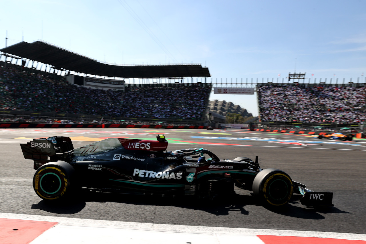 GP CITTA DEL MESSICO, Valtteri Bottas (FIN) Mercedes AMG F1 W12.
07.11.2021. Formula 1 World Championship, Rd 18, Mexican Grand Prix, Mexico City, Mexico, Gara Day.
- www.xpbimages.com, EMail: requests@xpbimages.com © Copyright: Batchelor / XPB Images