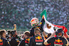GP CITTA DEL MESSICO, Sergio Perez (MEX) Red Bull Racing celebrates his third position with the team in parc ferme.
07.11.2021. Formula 1 World Championship, Rd 18, Mexican Grand Prix, Mexico City, Mexico, Gara Day.
- www.xpbimages.com, EMail: requests@xpbimages.com © Copyright: Charniaux / XPB Images