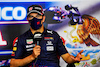 GP CITTA DEL MESSICO, Sergio Perez (MEX) Red Bull Racing in the post race FIA Press Conference.
07.11.2021. Formula 1 World Championship, Rd 18, Mexican Grand Prix, Mexico City, Mexico, Gara Day.
- www.xpbimages.com, EMail: requests@xpbimages.com © Copyright: Carrezevoli / XPB Images