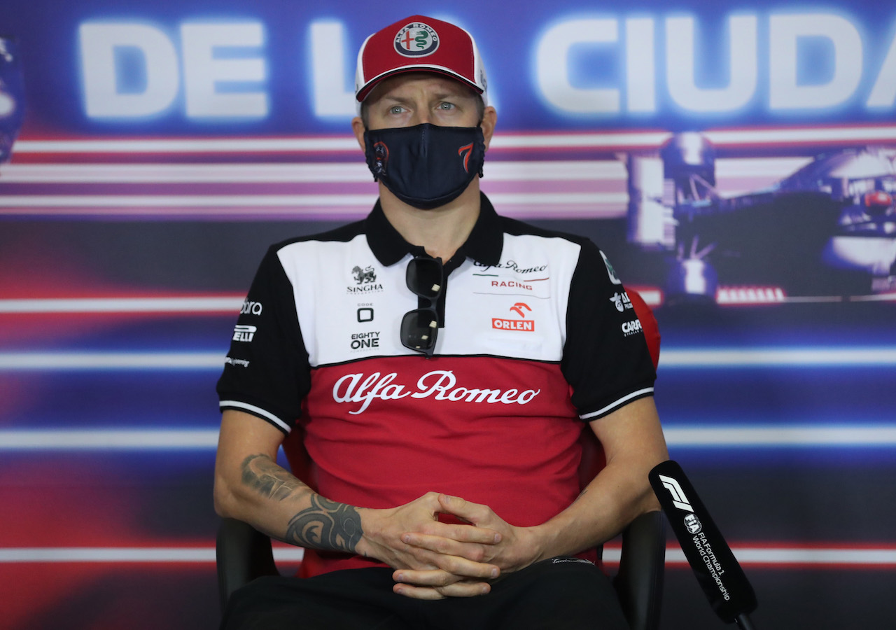 GP CITTA DEL MESSICO, Kimi Raikkonen (FIN) Alfa Romeo Racing in the FIA Press Conference.
04.11.2021. Formula 1 World Championship, Rd 18, Mexican Grand Prix, Mexico City, Mexico, Preparation Day.
- www.xpbimages.com, EMail: requests@xpbimages.com © Copyright: FIA Pool Image for Editorial Use Only